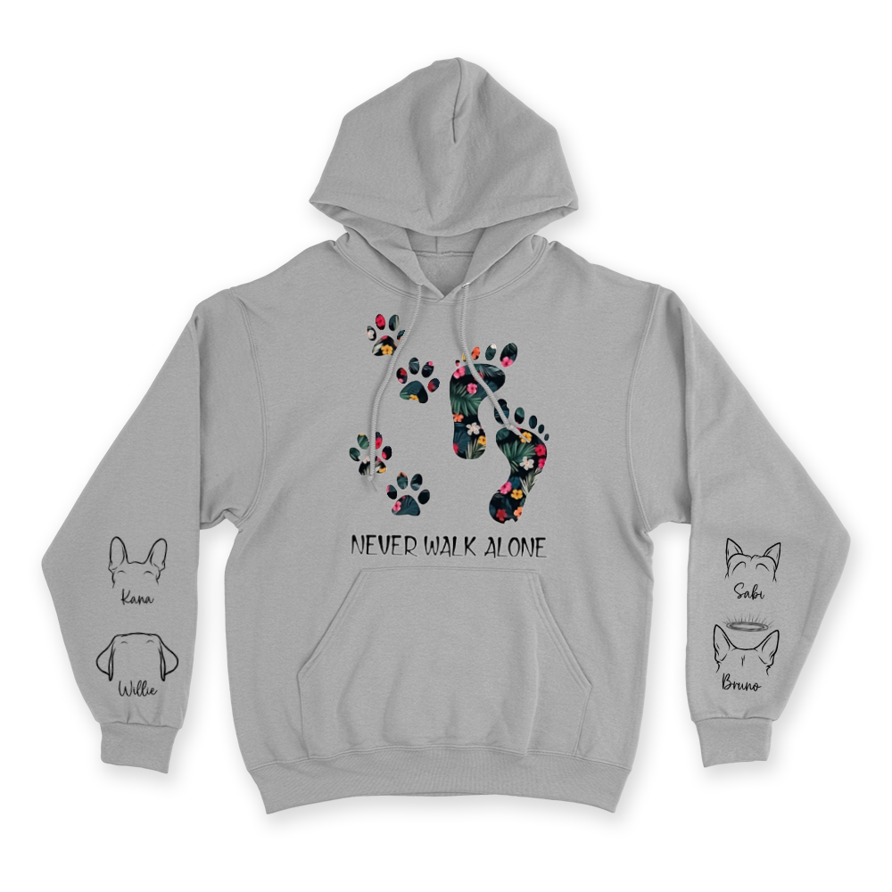 Never Walk Alone - Custom Hoodie