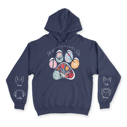 All You Need Is Love & a Dog - Custom Hoodie