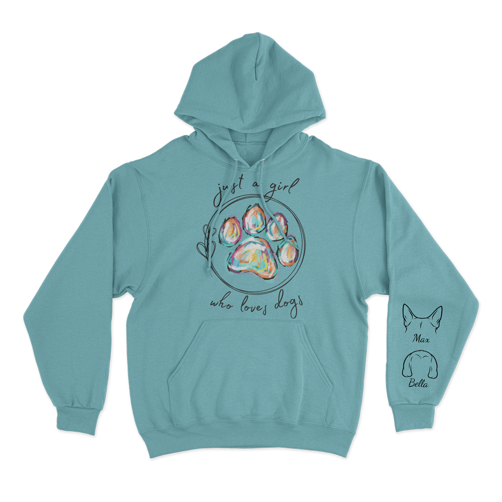 Just a Girl Who Loves Dogs - Custom Hoodie