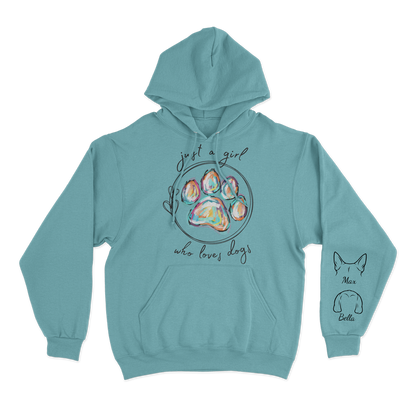Just a Girl Who Loves Dogs - Custom Hoodie