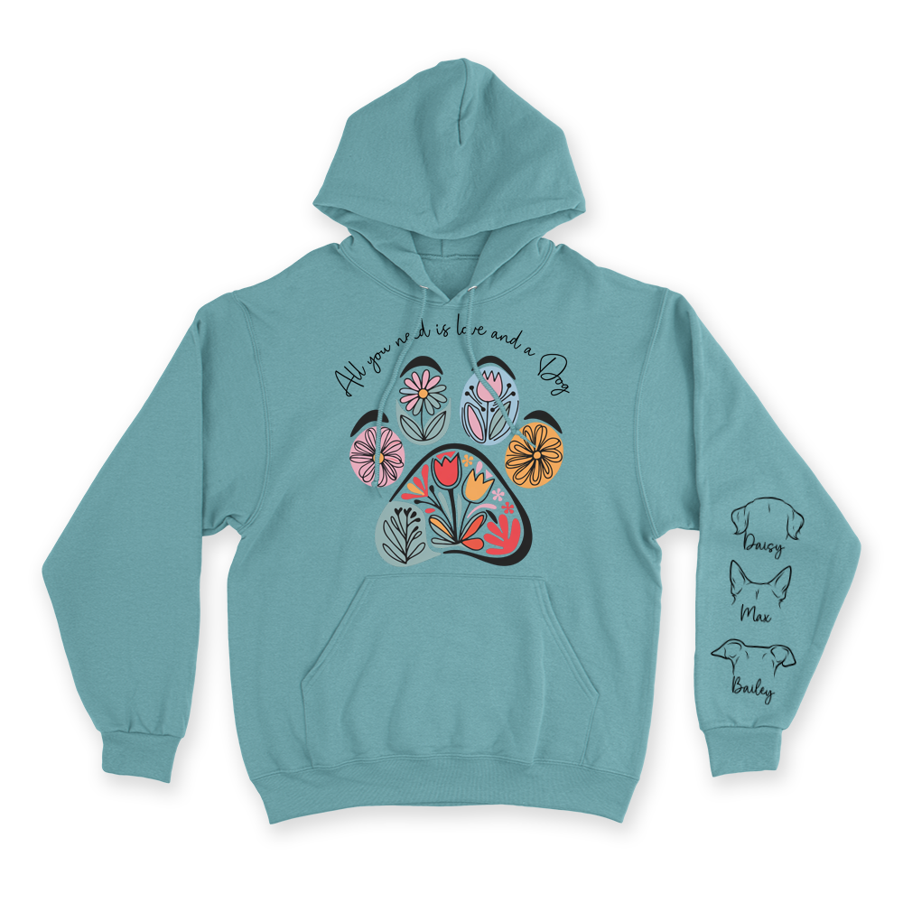 All You Need Is Love & a Dog - Custom Hoodie