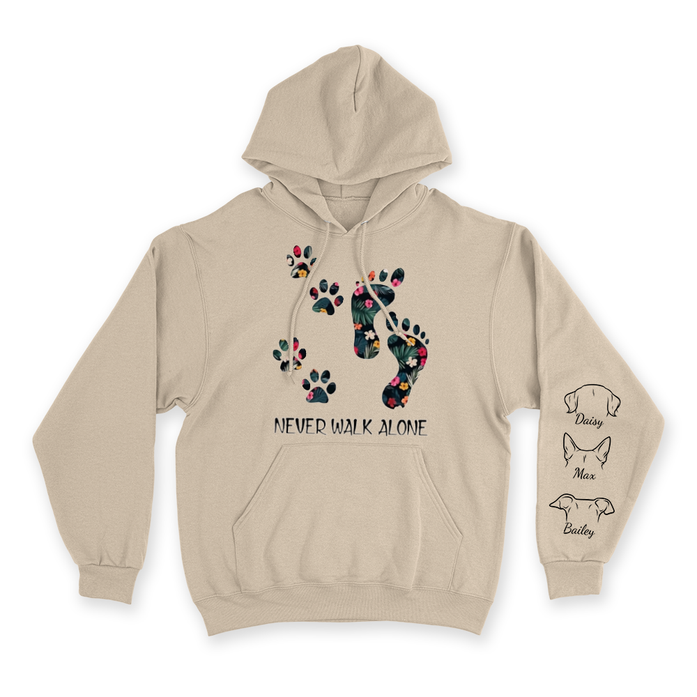 Never Walk Alone - Custom Hoodie