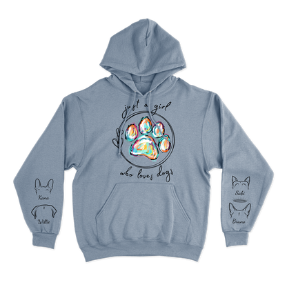 Just a Girl Who Loves Dogs - Custom Hoodie
