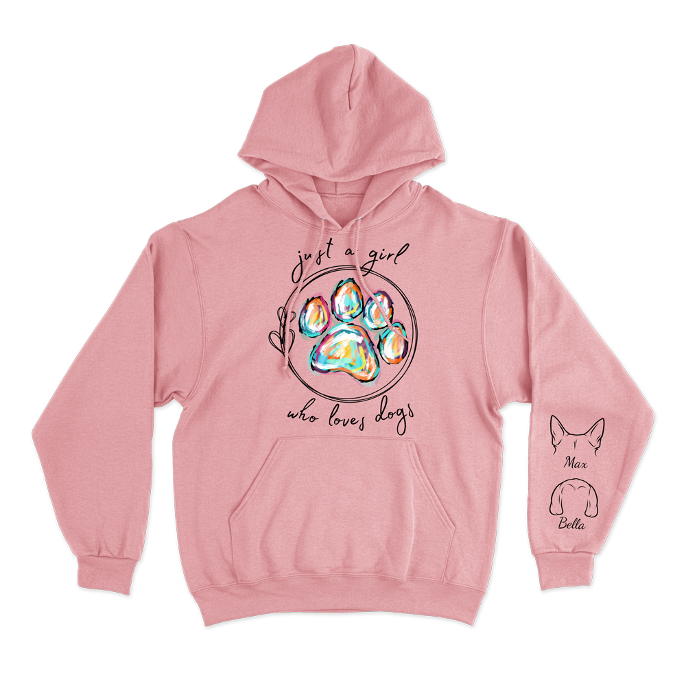 Just a Girl Who Loves Dogs - Custom Hoodie