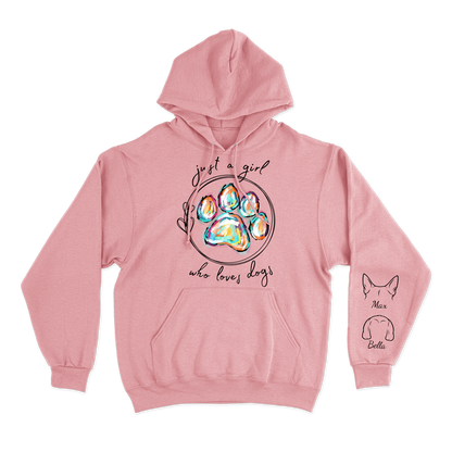 Just a Girl Who Loves Dogs - Custom Hoodie